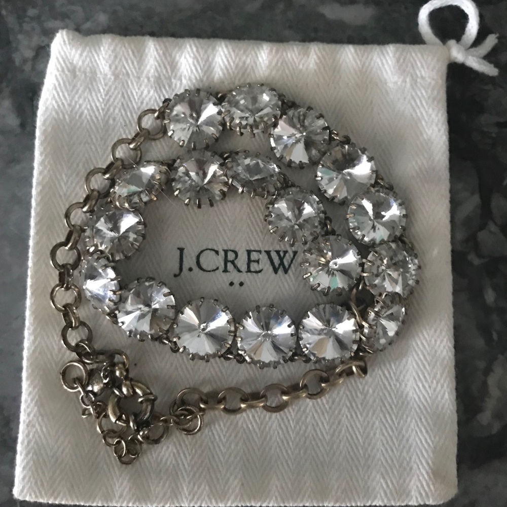 J Crew Rhinestone Necklace - Picture 3 of 8
